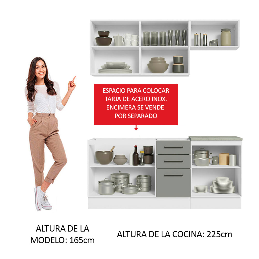 Combo de Cocina Madesa Agata 180cm BG