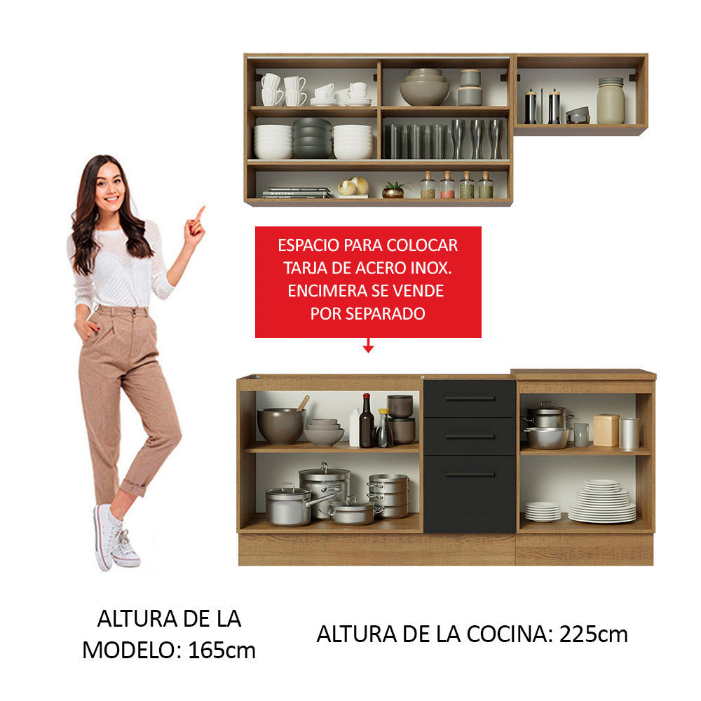 Combo de Cocina Madesa Agata 180cm MN 04