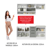Combo de Cocina Madesa Agata 180cm BG