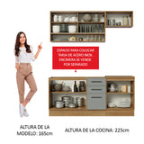 Combo de Cocina Madesa Agata 180cm MG