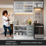Combo de Cocina Madesa Agata 180cm BG 09