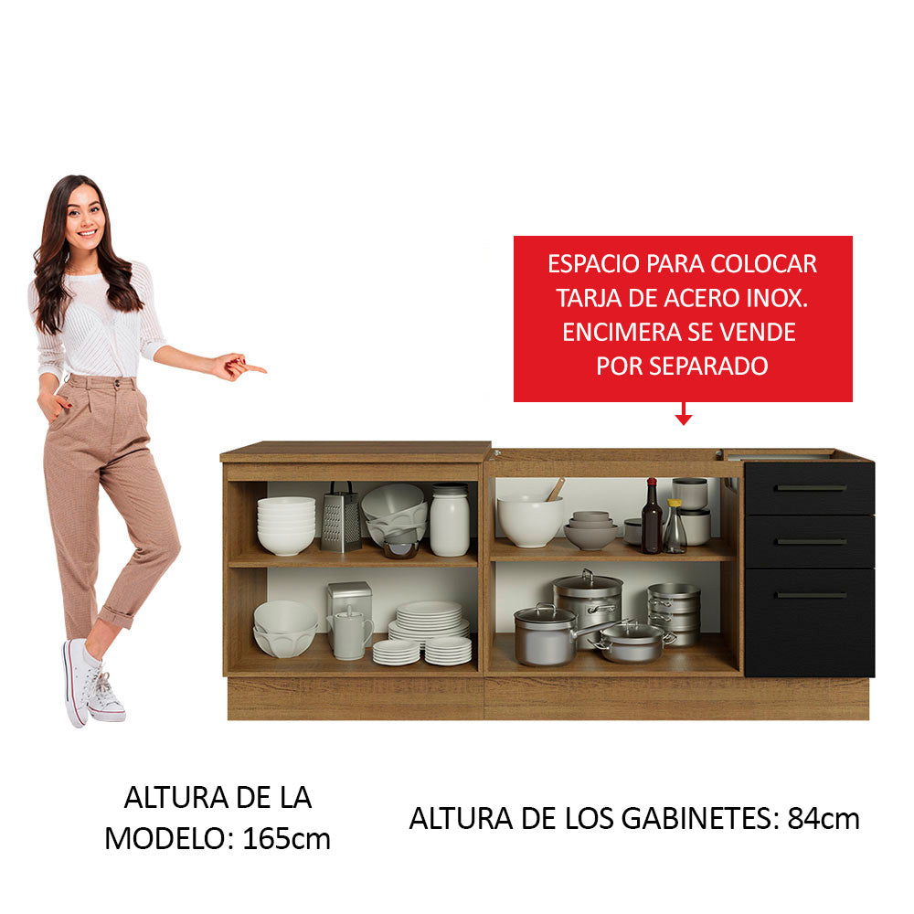 Combo de Cocina Madesa Agata 200cm MN 01