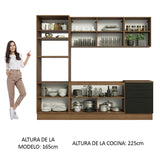 Combo completo de Cocina Madesa Agata 250cm MN 01