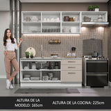 Combo completo de Cocina Madesa Agata 260cm BC 02