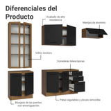 Combo completo de Cocina Madesa Agata 270cm MN 11