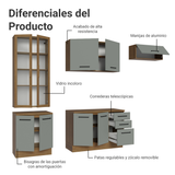 Combo completo de Cocina Madesa Agata 270cm MG 11