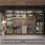 Combo completo de Cocina Madesa Agata 340cm MC 01