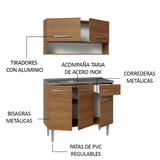 Combo de Cocina 105cm con Bacha de acero inoxidable MM Emilly Madesa 04 MM