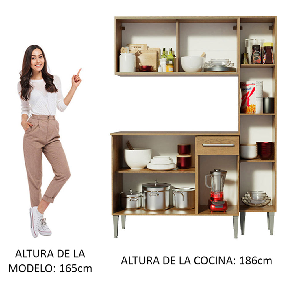 Combo de Cocina 137cm Emilly Art Madesa 04