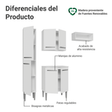 Cocina Compacta 156 cm Emilly Blanco 01
