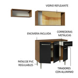 Combo de Cocina Madesa Emilly 165cm MN 04