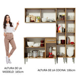 Combo de Cocina 169cm Emilly Voice Madesa 06