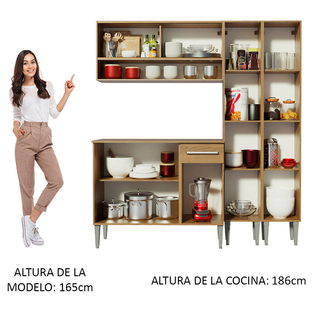 Combo de Cocina 169cm Emilly Winter Madesa 08