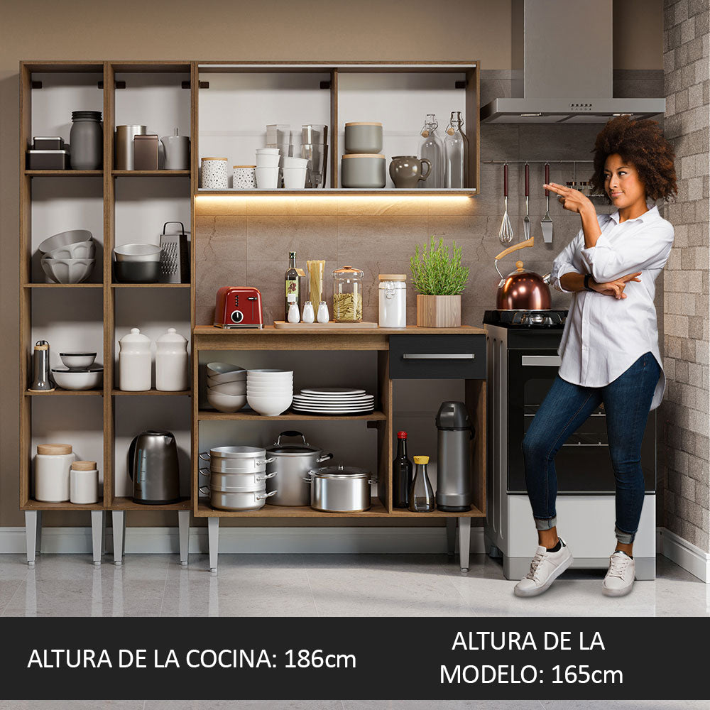 Combo de Cocina Madesa Emilly 169cm MN 09
