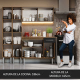 Combo de Cocina Madesa Emilly 169cm MN 09
