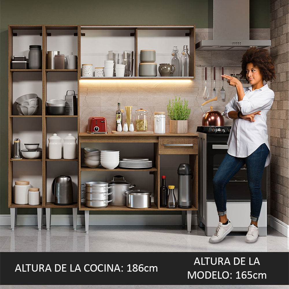 Combo de Cocina Madesa Emilly 169cm MM 10