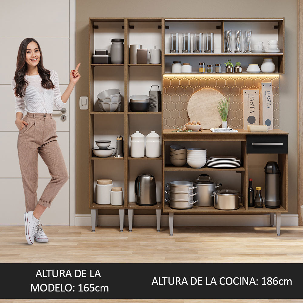 Combo de Cocina Madesa Emilly 169cm MN 13