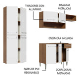 Combo completo de Cocina Emilly Fit Madesa 229cm