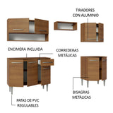 Combo completo de Cocina Madesa Emilly 229cm MM 15