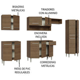 Combo completo de Cocina Madesa Emilly 293cm MM 01