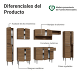 Cocina Compacta 325 cm Emilly Marrón 07