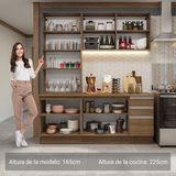 Combo de Cocina Madesa Glamy 190cm MM 05
