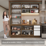 Combo de Cocina Madesa Glamy 190cm MB 05