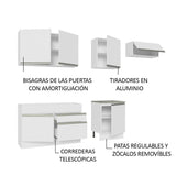 Combo completo de Cocina Madesa Glamy 260cm 03