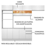 Combo completo de Cocina 270cm Marselha Madesa 01 - Blanco