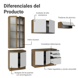 Combo completo de Cocina Madesa Glamy 270cm MB 16