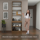 Kit Bajo Mesada con Cristalero 70 cm Madesa Lux 70cm MN 01