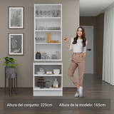 Kit Bajo Mesada con Cristalero 70 cm Madesa Lux BB 01