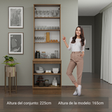 Kit Bajo Mesada con Cristalero 70 cm Madesa Veludo Lux 70cm MB