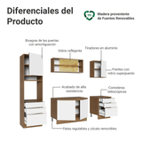 Combo completo de Cocina Madesa Lux 240cm MBV 08