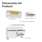 Cocina Compacta 190 cm 5 Puertas 1 Cajón Blanco Reims Madesa