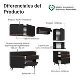 Combo de Cocina 250 cm Reims Negro 07