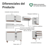 Combo de Cocina 250 cm Reims Blanco 09