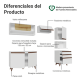 Combo de Cocina 250 cm Reims Blanco 10