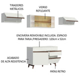 Combo completo de Cocina Madesa Reims 260cm BB 03