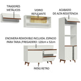 Combo completo de Cocina Madesa Reims 260cm BB 07