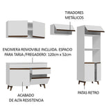 Combo completo de Cocina Madesa Reims 260cm BB 09