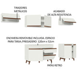 Combo completo de Cocina 260 cm Reims Blanco 10