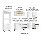 Combo completo de Cocina 270cm Blanco Reims Madesa 01