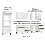Combo completo de Cocina Madesa Reims 270cm BB 02