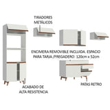 Combo completo de Cocina 330 cm Reims Blanco 01