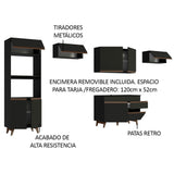 Combo completo de Cocina 330 cm Reims Negro 01