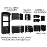 Combo completo de Cocina Madesa Reims Sabrina NM