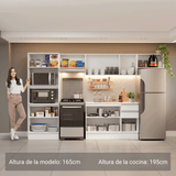 Combo de Cocina 100% MDF 310 cm Smart Blanco 01