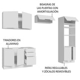 Combo Completo de Cocina 270 cm Blanco Stella Madesa 05