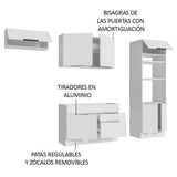 Combo Completo de Cocina 270 cm Blanco Stella Madesa 10